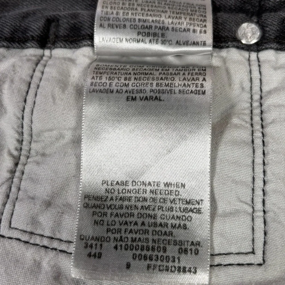 Vintage Levis 514 Jeans Mens 32x32 Slim Straight Gray Denim Flap Pockets Y2K